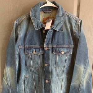 NWT- Abercrombie Jean Jacket - Blue-XL